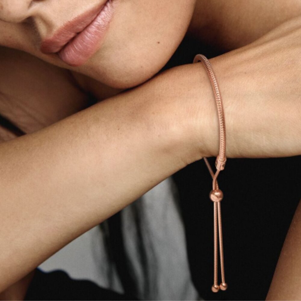 Pandora Moments Snake Chain Slider Bracelet